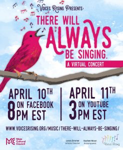 There Will Always Be Singing Concert Poster